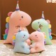 1pc New Creative Candy Color Dinosaur Plush Doll Sleeping Pillow For Children