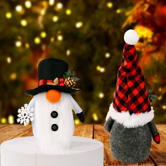 Christmas decorations  1pc Christmas Long Doll Ornament, Cute Christmas Faceless Decoration