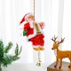 Climbing Beads Santa Claus Musical Electric Doll, Climbing Rope Christmas Gifts, Christmas Ornaments, Battery Not Included